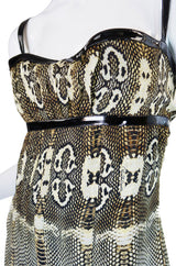 2006 Python Silk Roberto Cavalli Gown