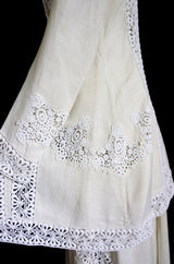 Edwardian Linen & Lace Walking Suit