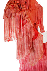1970s OMO Norma Kamali Fringed Suit