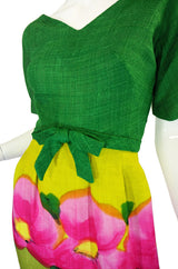 Rare 1959 Philip Hulitar Floral Gown