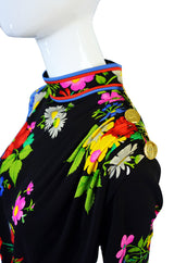 Late 1970s Leonard Silk Jersey Dress