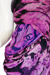 2000 Chanel Silk Chiffon Goddess Dress