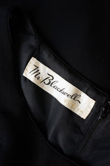 Chic 1960s Mr Blackwell Custom Dress