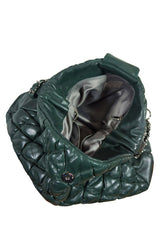 2008 Deep Green Quilted Chanel Bag