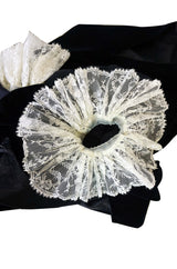 1960s Pierre Balmain Lace Cuffed Dress