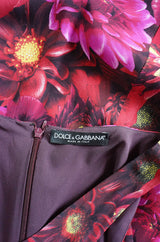 1990s Dolce & Gabbana Floral Dress