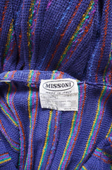Spring 1980 Striped Missoni Knit Dress