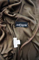 1970s Rare Scott Barrie Jersey Dress