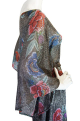 1970s Rare Metallic Missoni Caftan Gown