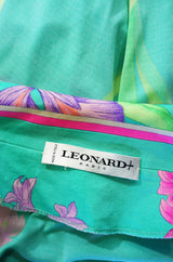 1970s Larger Leonard Paris Jersey Dress