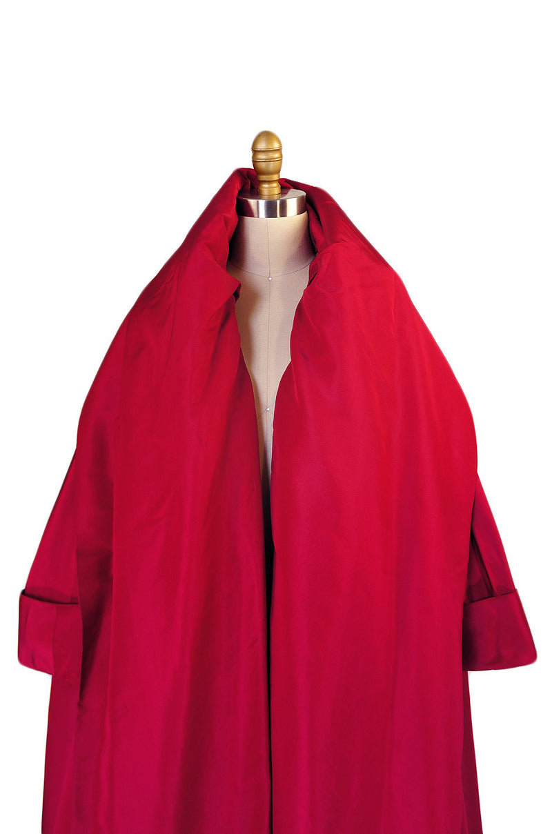 1954 Christian Dior Couture Silk Coat