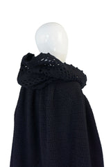 Rare 1960s Sybil Connolly Crochet Cape