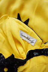 1980s Fabrice Couture Beaded Star Gown