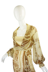 1980s Dior Numbered Raffia Dress Set