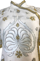 1975 Jean Louis Scherrer Haute Couture Lesage Embroidered Top or Jacket