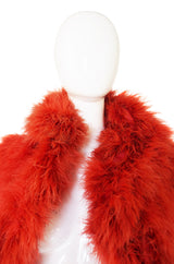 1970s Miss Dior Rare Feather Coat