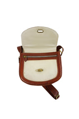 Unusual 1960s Hermes Canvas Bag with Interchangeable Strap