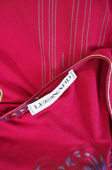 1982 Leonard Angel Sleeve Caftan Dress