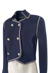 Spring 1992 Chanel Runway Lookbook Ad Campaign Patent Ribbon Jacket