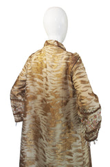 1960s Incredible Custom Beaded Coat & Gown