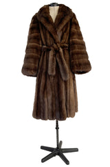 Rare 1984 Christian Dior Haute Couture by Canton Furs Model #3007 ‘Dynastie' Russian Sable Coat