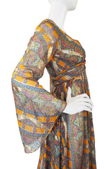 1967 Handkerchief Hem Bill Blass Gown