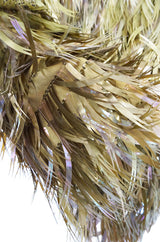 Museum Exhibited F/W 2000 Chloe Runway Plastic Feather Coat