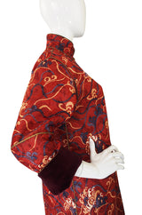 Documented 1993 Yves Saint Laurent Silk Coat