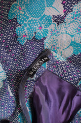 1970s Pierre Balmain Silk Voile Print Dress