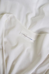 1970s White John Kloss Goddess Gown