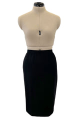 Documented Fall 2001 Yves Saint Laurent Haute Couture 'Le Smoking' Suit w Exaggerated Collar