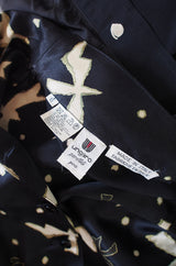 1980s Handpainted Ungaro Top & Skirt