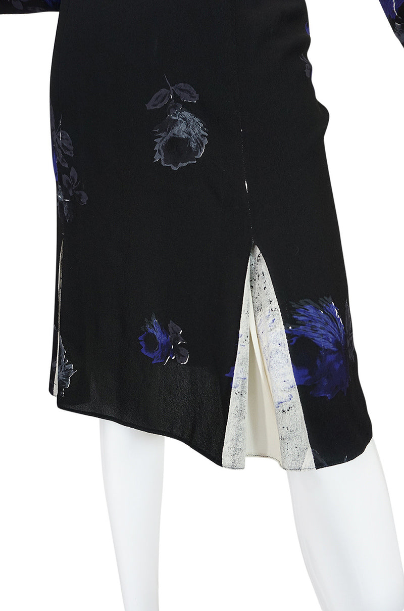 F/W 2005 Look #43 Runway Floral Silk Prada Dress