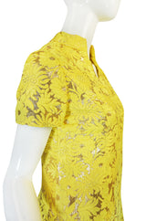 c.1968 Early Oscar de la Renta for Jane Derby Silk Dress