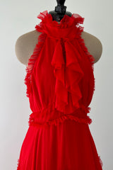 Emilio Pucci Fall 2015 by Peter Dundas Red Dress