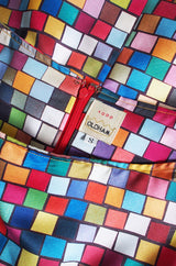 Spring 1996 Todd Oldham Runway Check Dress