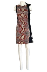 Spring 2009 Prada Runway Snakeskin Print Open Side Dress