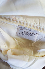 1960s Structured Irene Cream Dress