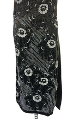 Rare 1920s Couture Rue De La Paix Flapper Dress