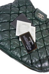 2008 Deep Green Quilted Chanel Bag