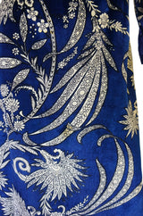 1960s Pearl Detailed George Halley Gown