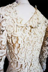 c.1905 Amazing Battenburg Lace Dress