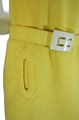 c1968 Pierre Cardin Couture Shift Dress