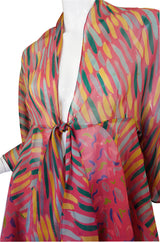 1970s Ossie Clark Birtwell Print Silk Set