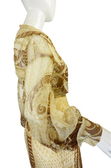 1980s Dior Numbered Raffia Dress Set