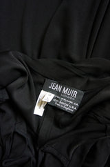 1970s Bias Cut Jean Muir Jersey Halter Dress