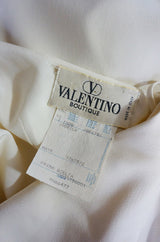1980s Valentino One Shoulder Dress