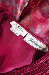 1980s Mary MacFadden Couture Sequin Gown