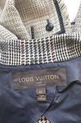 Recent Louis Vuitton Fringe Edging Detailed Wool 'Blanket' Jacket