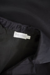 1990s Mila Schon Black Shift Dress & Belt